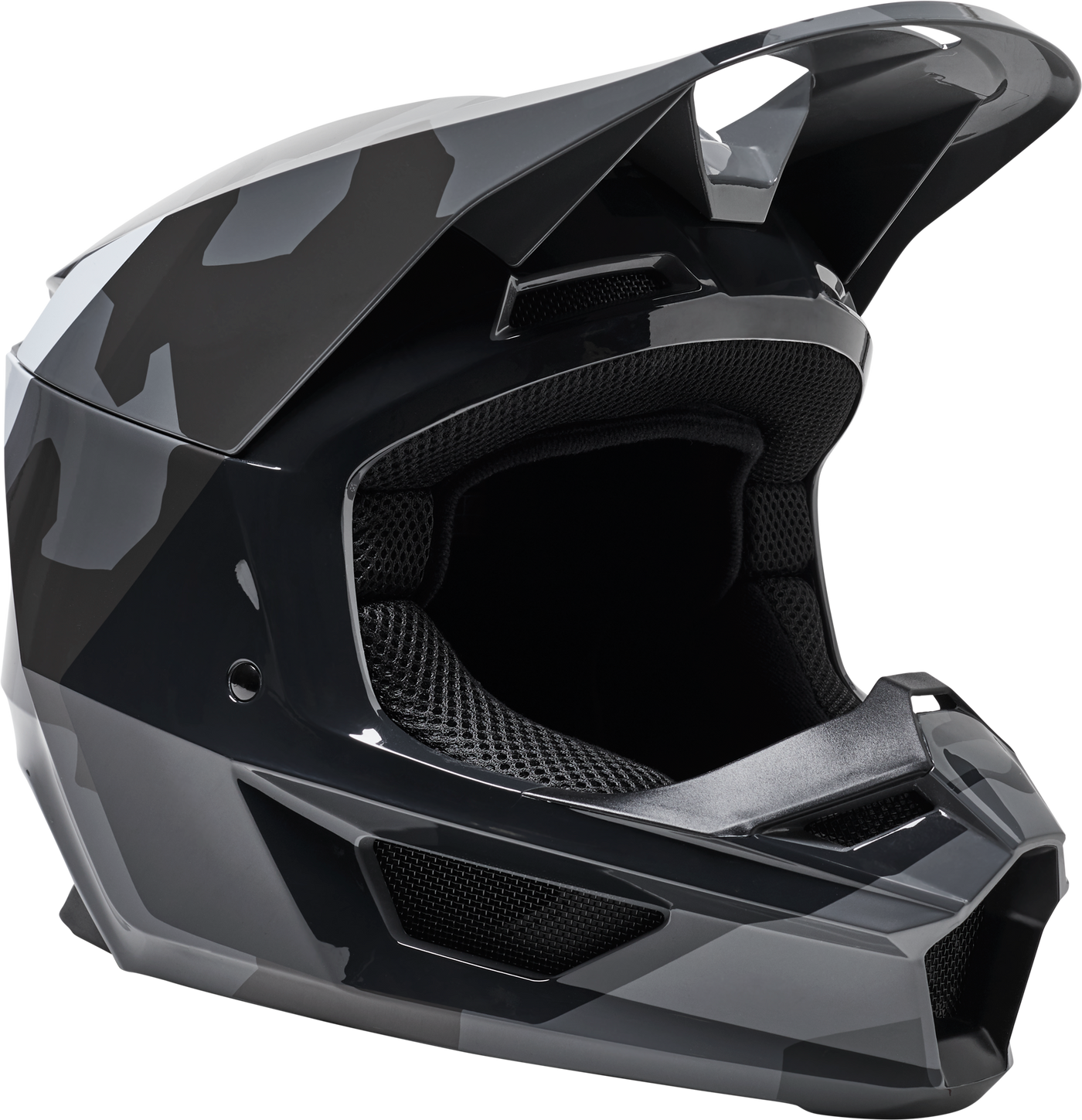 Fox Racing V1 BNKR Helmet  - Black Camo
