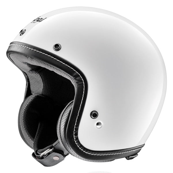 aral white motorcycle helmet Arai Classic-V Open-Face Helmet