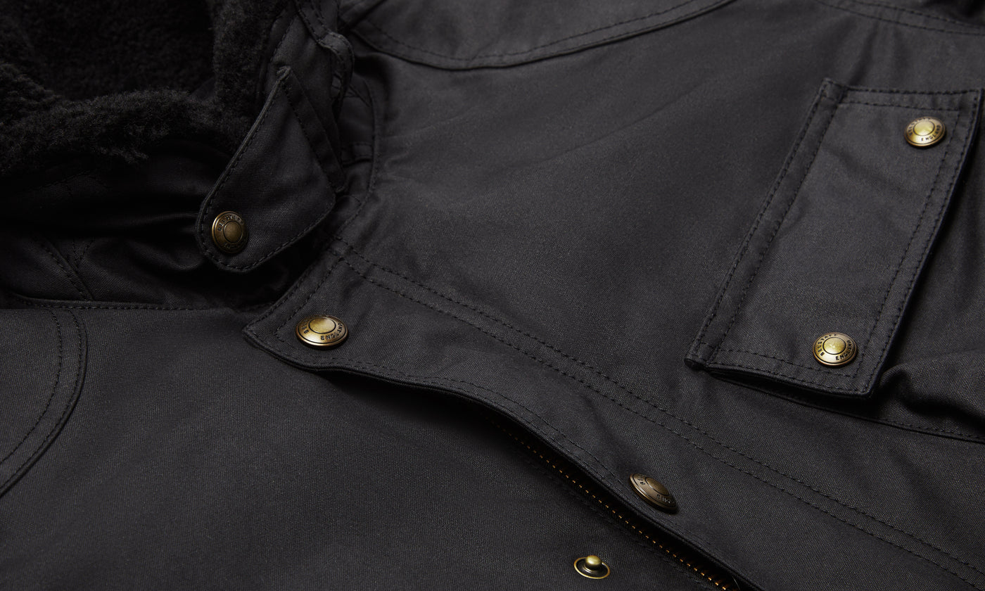 Belstaff Convoy Technical Waxed Cotton Jacket - Noir