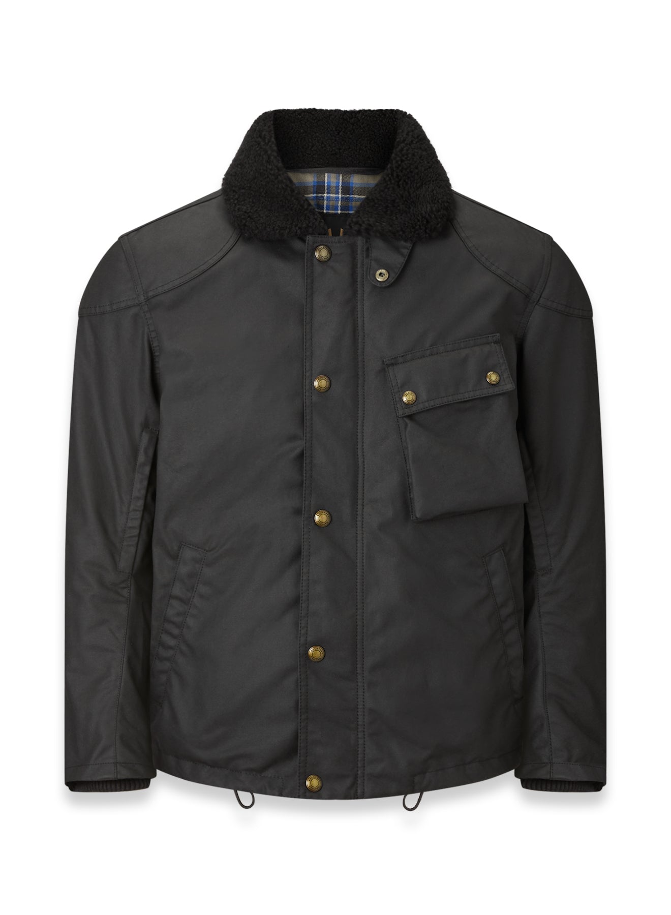 Belstaff Convoy Technical Waxed Cotton Jacket - Noir