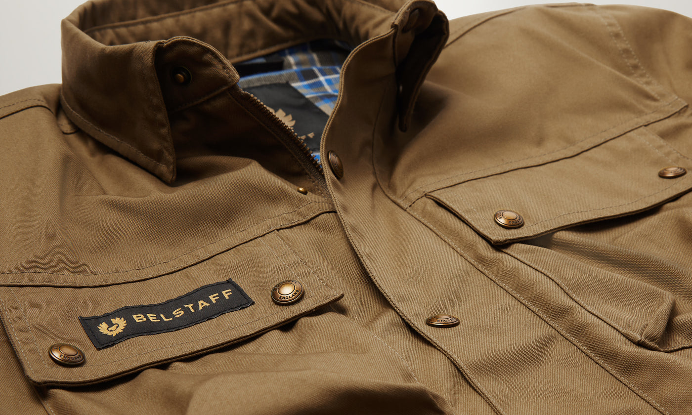 Belstaff Mansion Shirt Jacket Olive