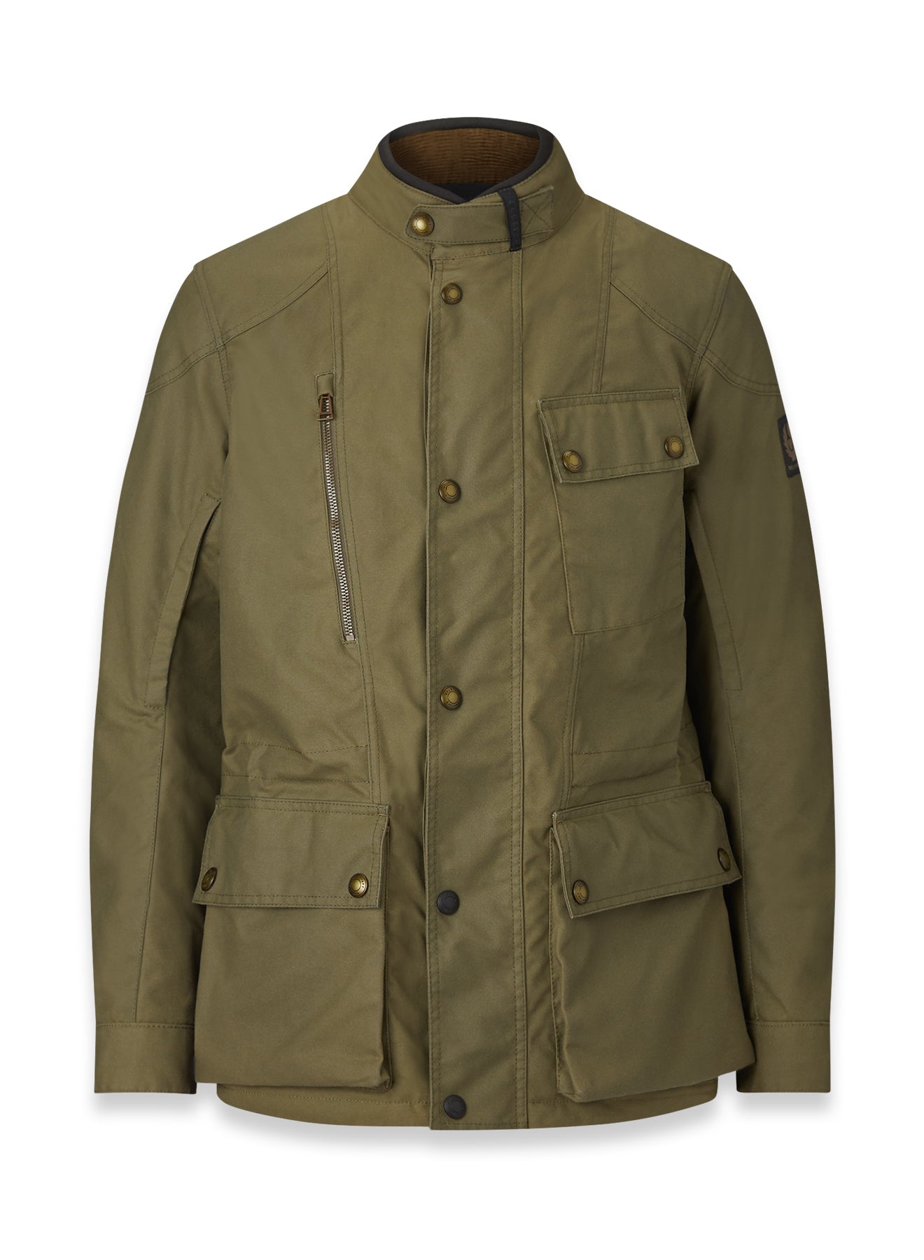 Belstaff Waymaster Technical Waxed Cotton Jacket - Olive