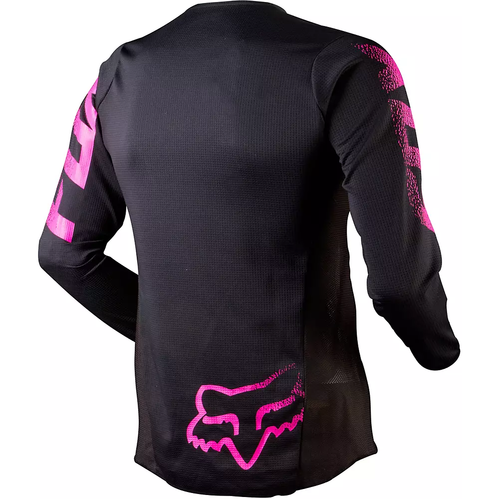 Fox Racing Youth Girls Blackout Jersey - Black/Pink