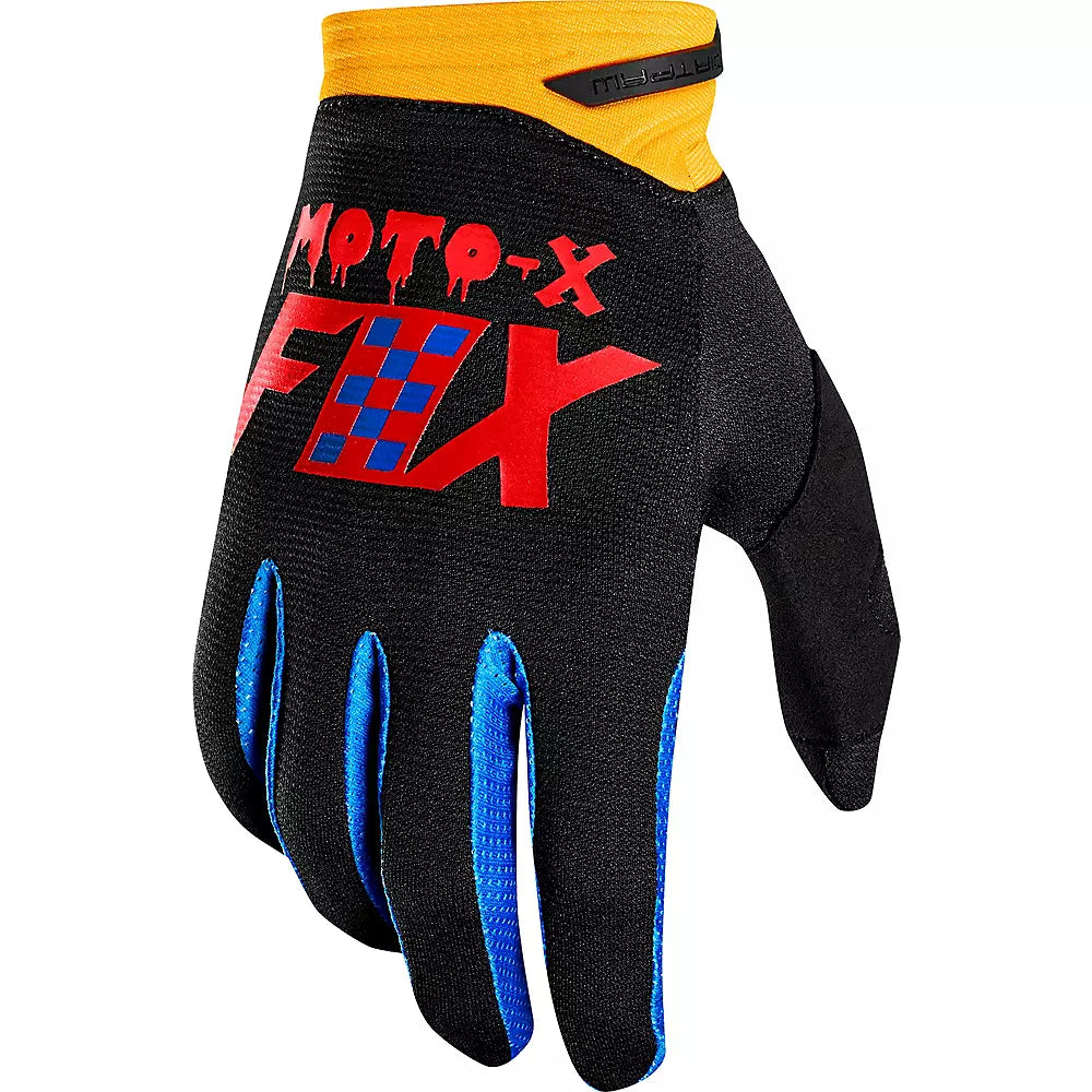 Fox Racing Men's Black/Yellow Czar Dirtpaw Glove