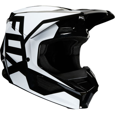 Fox Racing Youth V1 PRIX Motocross Helmet BLK