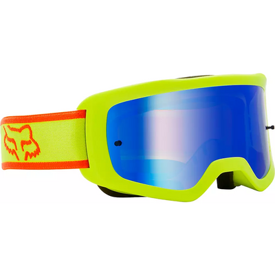 Fox Racing Men's Main Barren Goggle - Flo Yellow w/ Spark Lens
