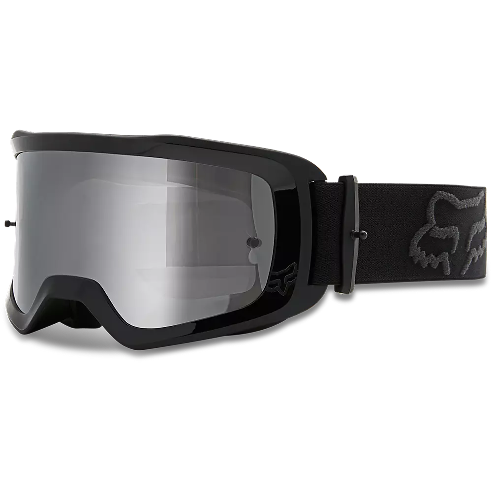 Fox Racing Men's Main Stray Goggle - Black w/ Mirrored Lens