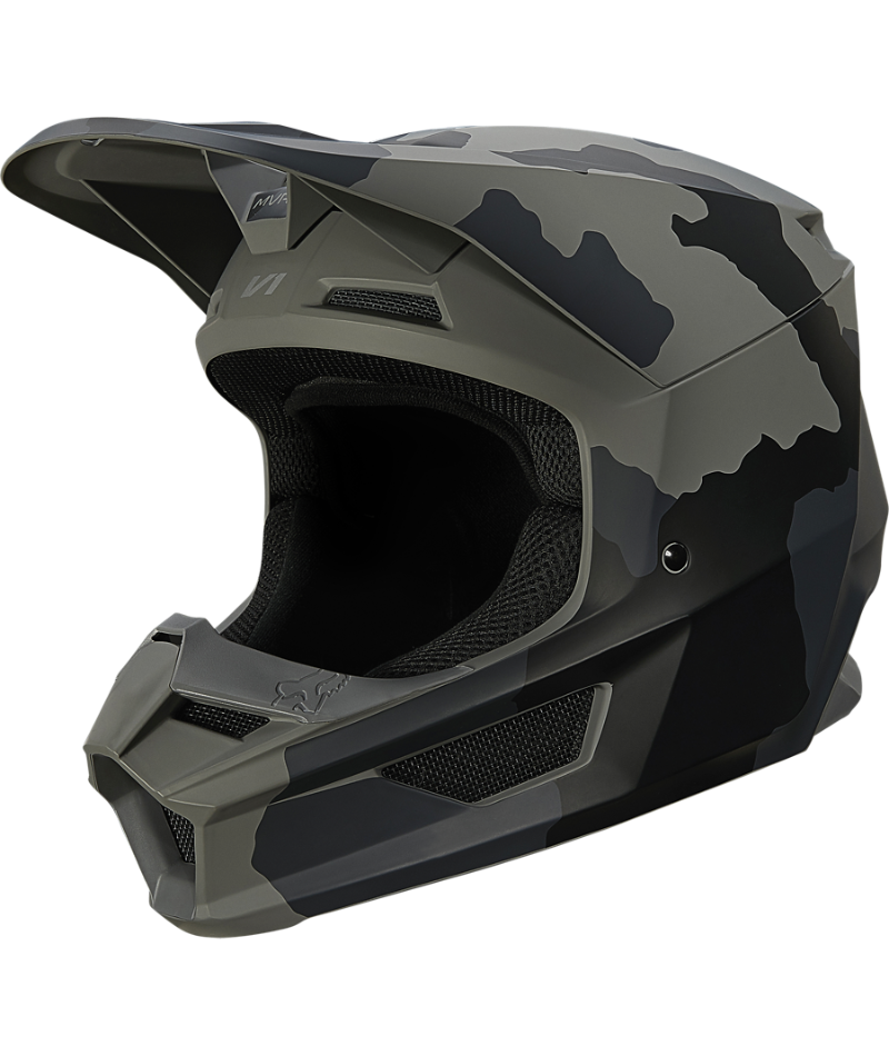 Fox Racing Men's Black Camo V1 Trev Helmet