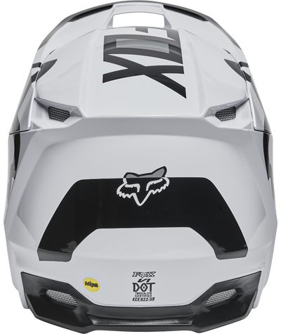 Fox Racing Men's Black/White V1 Lux Helmet