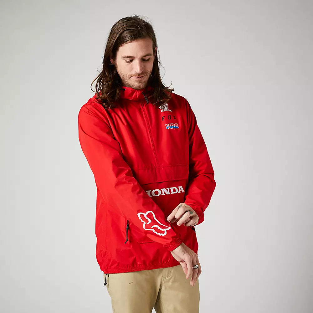 Fox Racing Honda Anorak Jacket Red