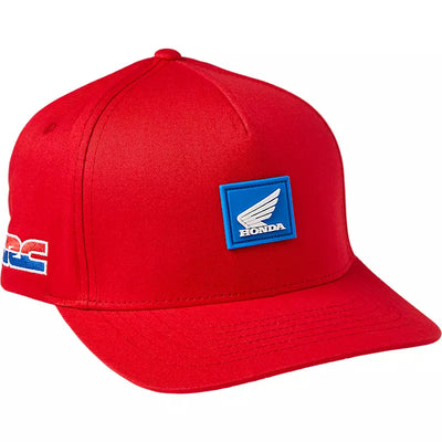 Fox Racing Honda Wing Flexfit Hat - Red