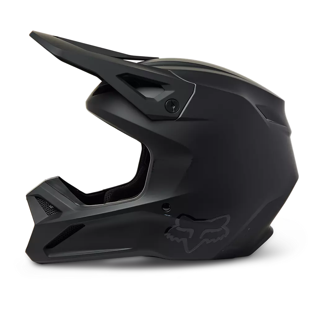 Fox Racing Men's Matte Black V1 Solid Helmet