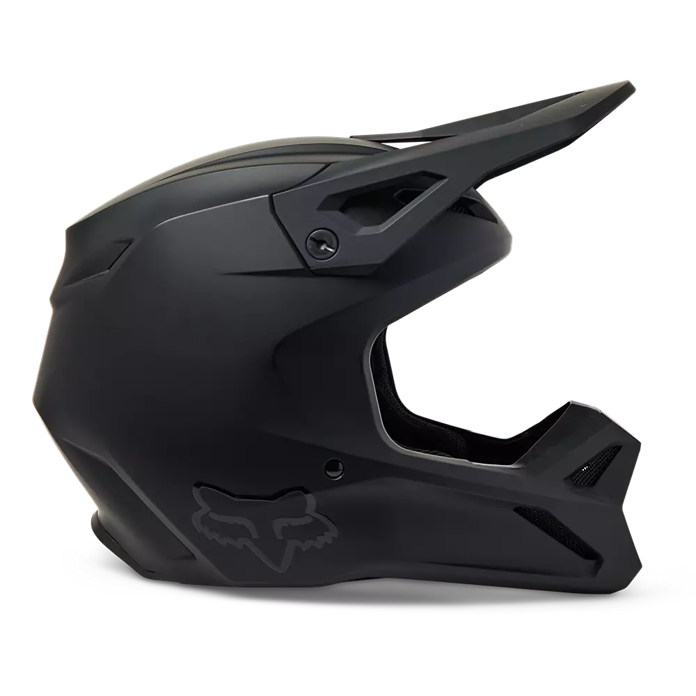 Fox Racing Men's Matte Black V1 Solid Helmet