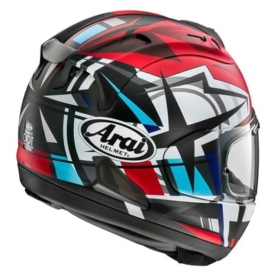 Arai Corsair-X Full-Face Helmet - Takumi Red/White/Blue