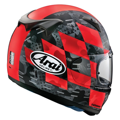 Arai Regent-X Graphic Helmet - Patch Red Frost