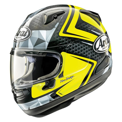 Arai Signet-X Graphic Helmet - Dyno Fluorescent Yellow