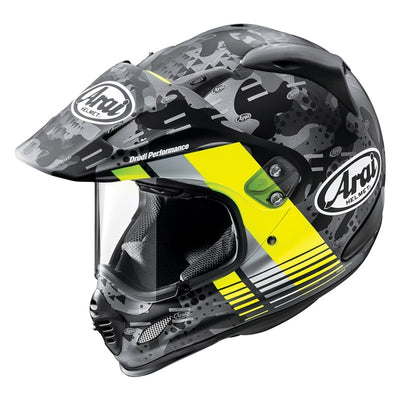 Arai XD-4 Off-Road Helmet - Cover Flurorescent Yellow Frost
