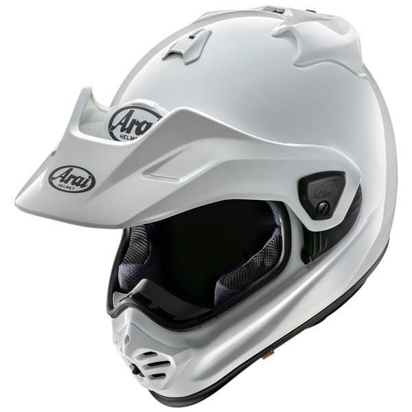 arai xd 5 off road helmet white angle 1