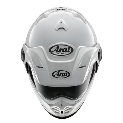arai xd 5 off road helmet white angle 4