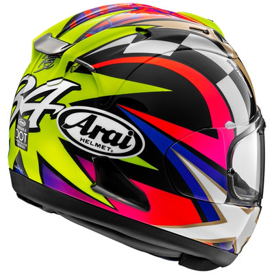 arai corsair x full face helmet schwantz 30th angle 2