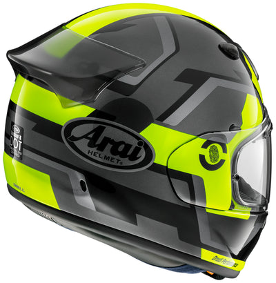 Arai Contour-X Solid Helmet - Face Fluorescent Yellow