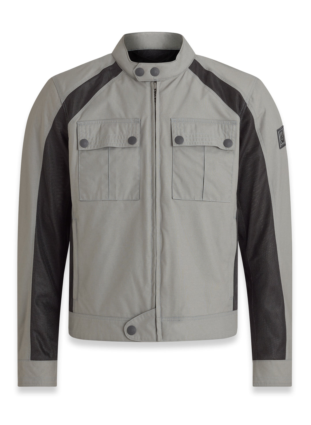Belstaff Temple Technical Nylon Jacket Granite Gray L