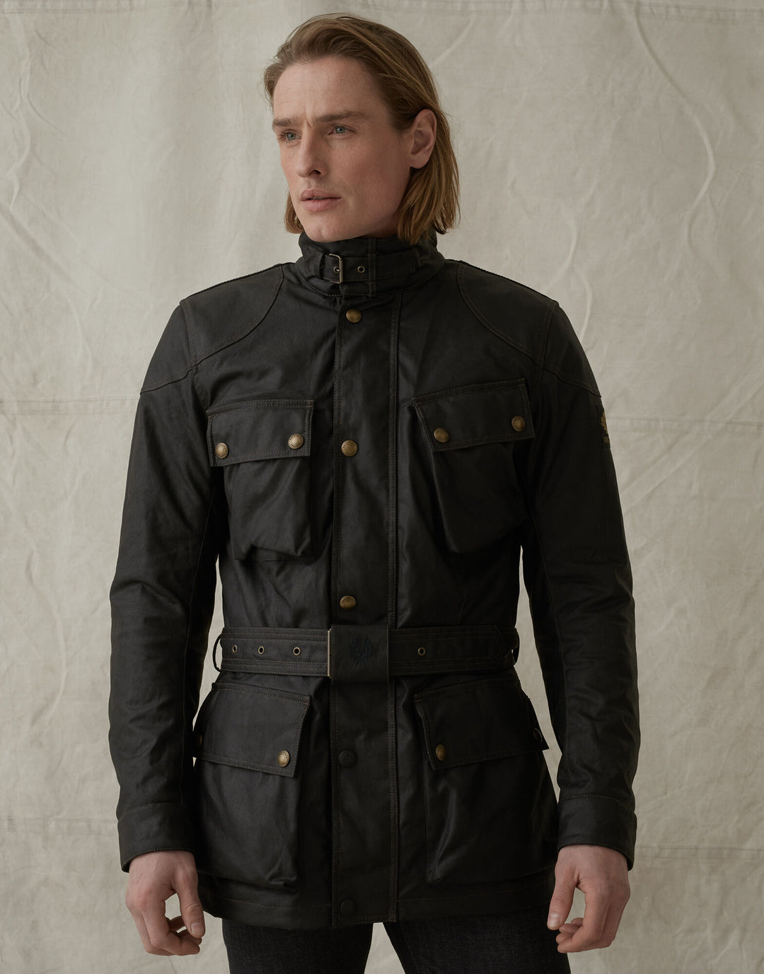 Belstaff Trialmaster Pro Motorcycle Waxed Jacket black Size XL