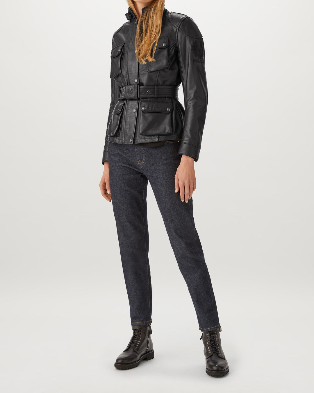 Belstaff women's leather jacket online