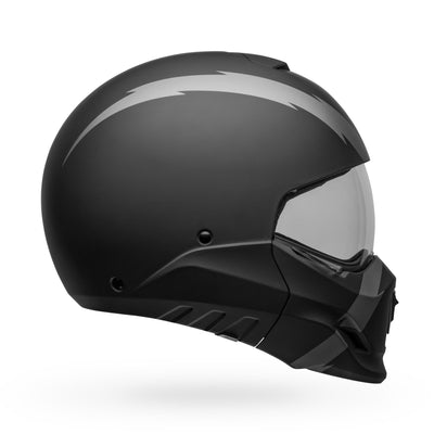 bell broozer modular street motorcycle helmet arc matte black gray right