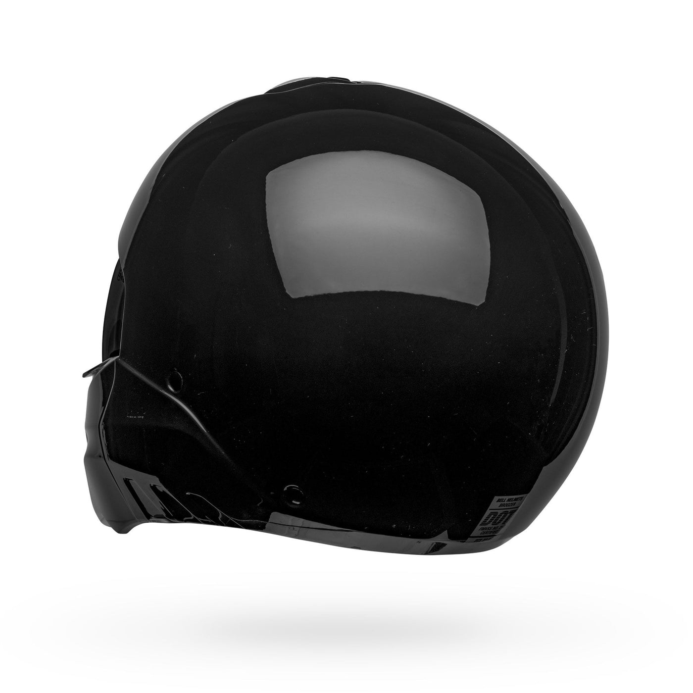 bell broozer modular street motorcycle helmet gloss black back left