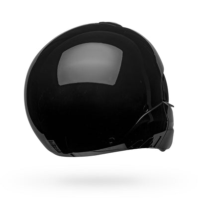 bell broozer modular street motorcycle helmet gloss black back right