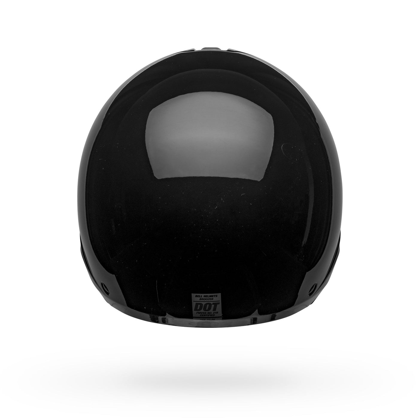 bell broozer modular street motorcycle helmet gloss black back