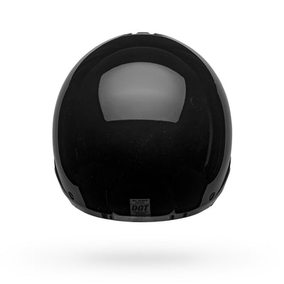 bell broozer modular street motorcycle helmet gloss black back
