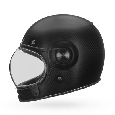 bell bullitt carbon culture classic motorcycle helmet matte bubble shield left