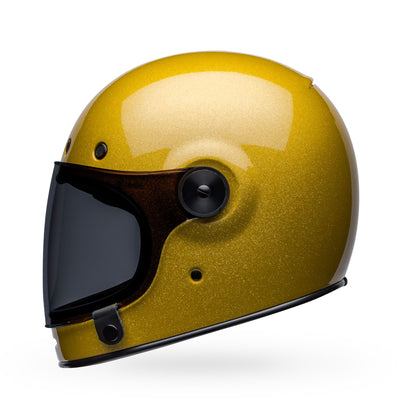 bell bullitt culture classic full face motorcycle helmet gloss gold flake left