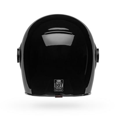 bell bullitt culture classic motorcycle helmet gloss black back