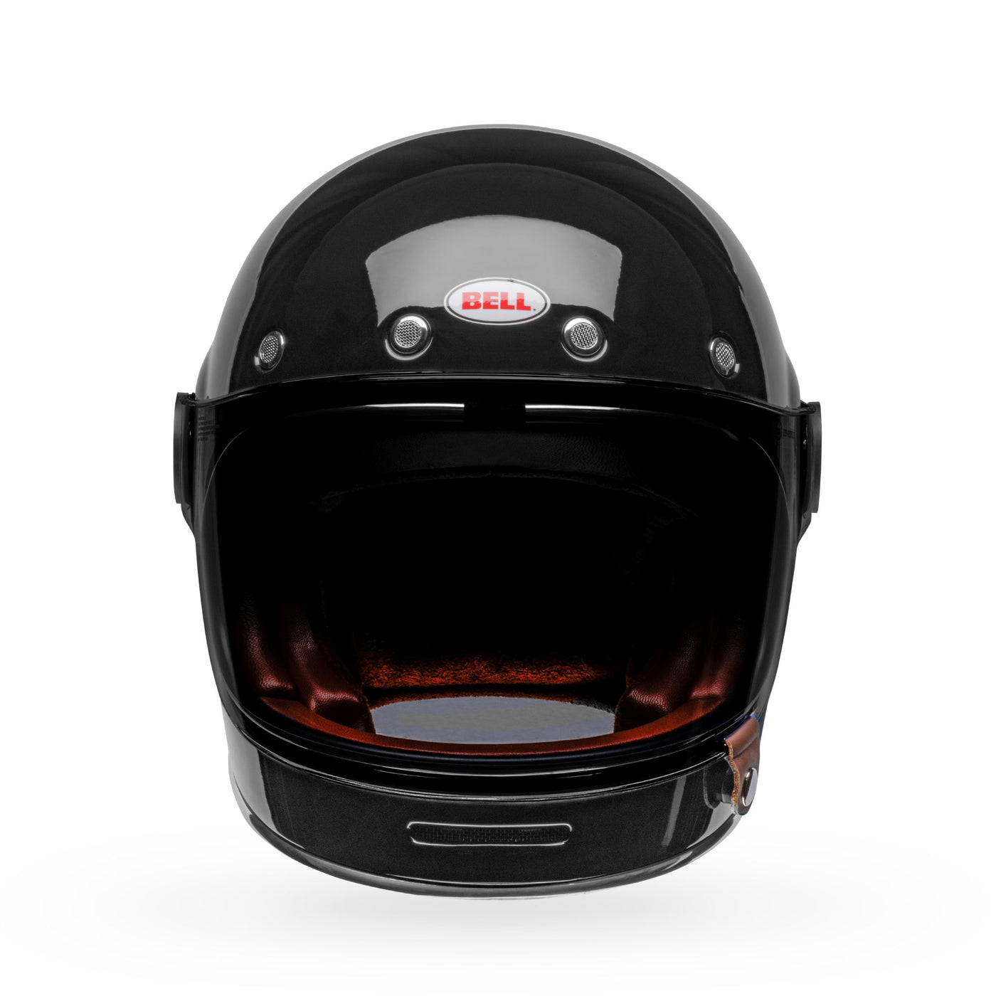 bell bullitt culture classic motorcycle helmet gloss black front