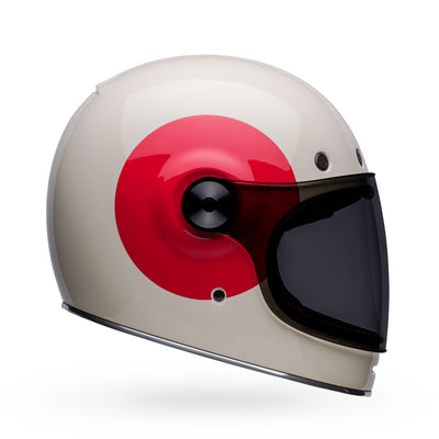 bell bullitt culture classic motorcycle helmet tt gloss vintage white oxblood right