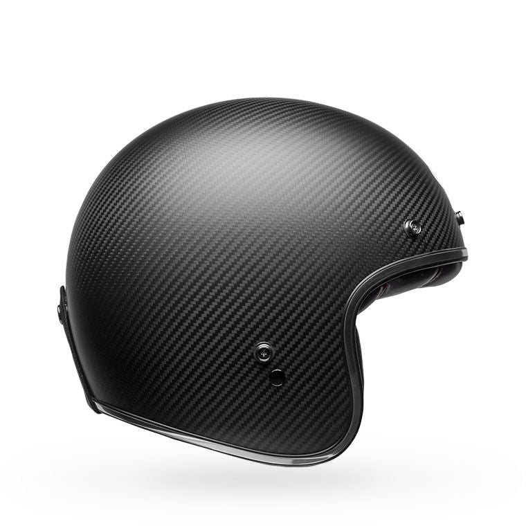 bell custom 500 carbon culture classic motorcycle helmet matte black carbon right
