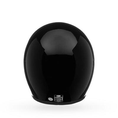 bell custom 500 culture classic motorcycle helmet gloss black back