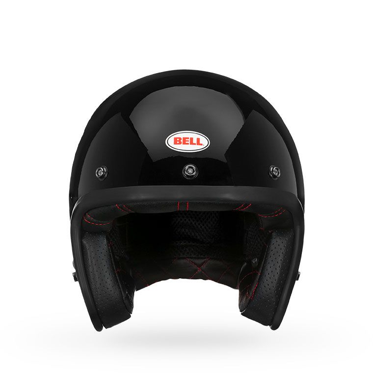bell custom 500 culture classic motorcycle helmet gloss black front