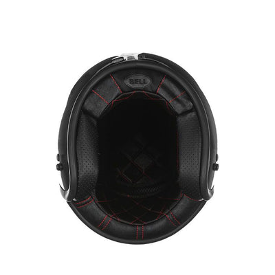 bell custom 500 culture classic motorcycle helmet gloss black interior