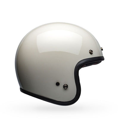 bell custom 500 culture classic motorcycle helmet gloss vintage white right