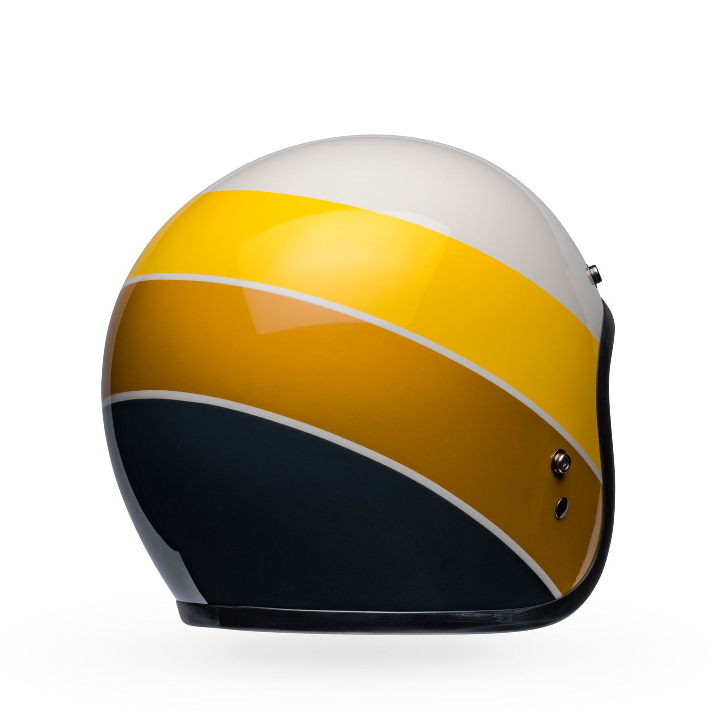 bell custom 500 culture classic open face motorcycle helmet riff gloss sand yellow back right