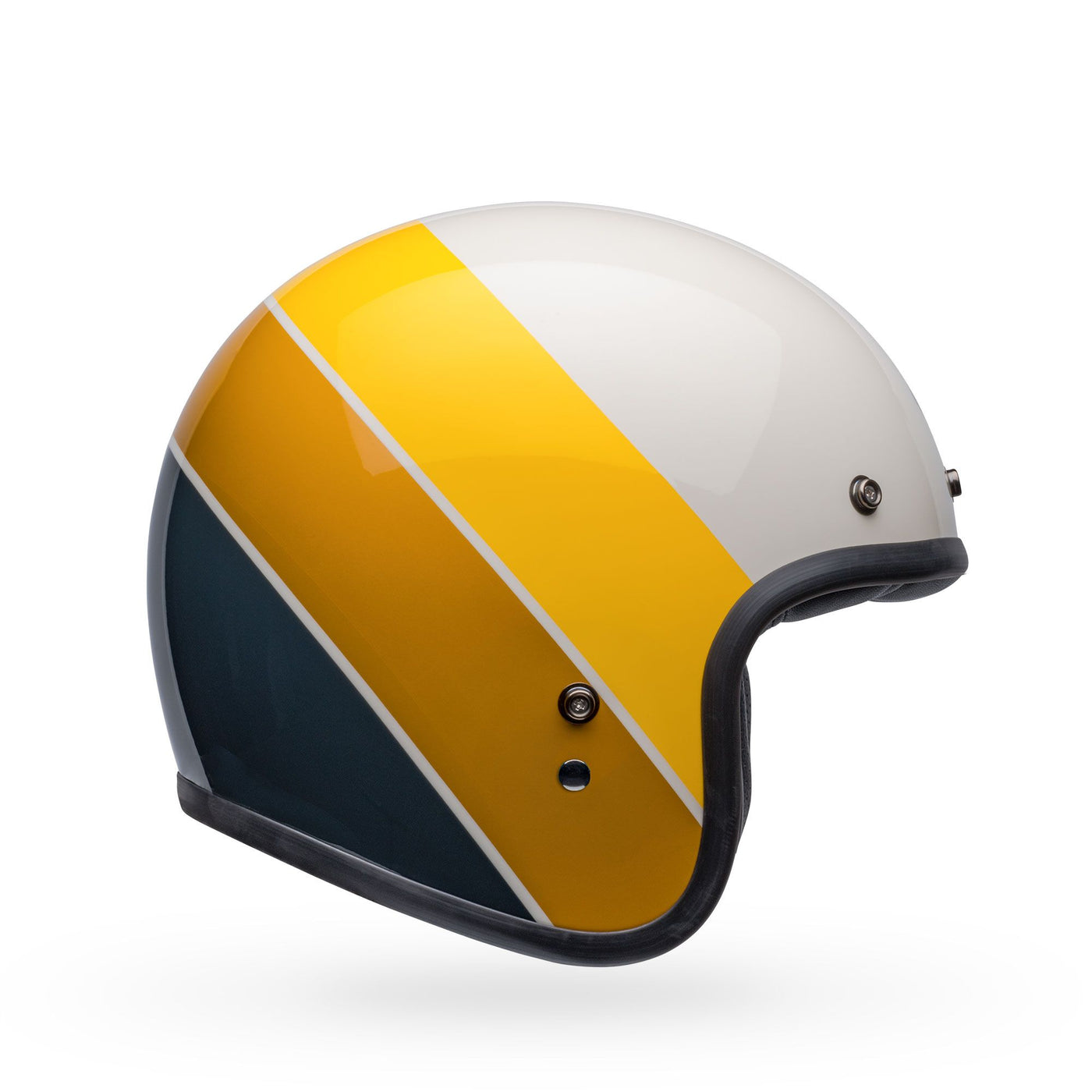 bell custom 500 culture classic open face motorcycle helmet riff gloss sand yellow right