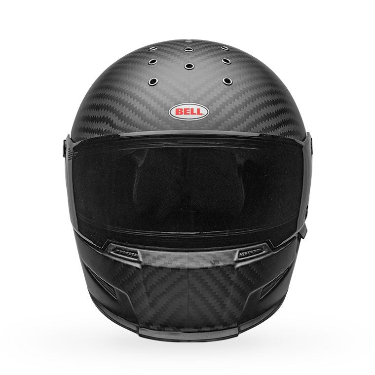 bell eliminator carbon culture classic motorcycle helmet matte black front