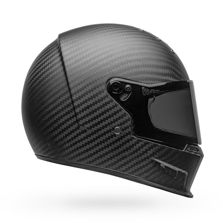 bell eliminator carbon culture classic motorcycle helmet matte black right
