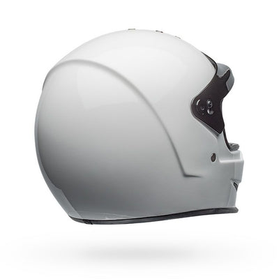bell eliminator culture classic motorcycle helmet gloss white back right
