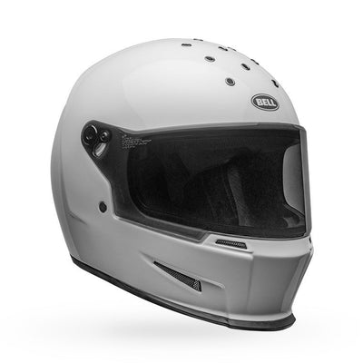 bell eliminator culture classic motorcycle helmet gloss white front right