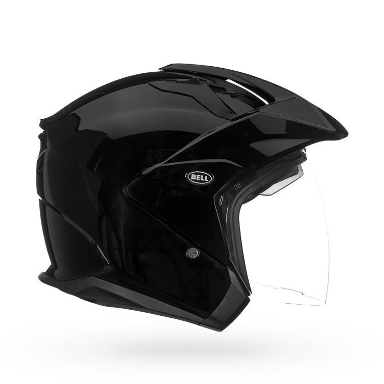 bell mag 9 cruiser motorcycle helmet gloss black right
